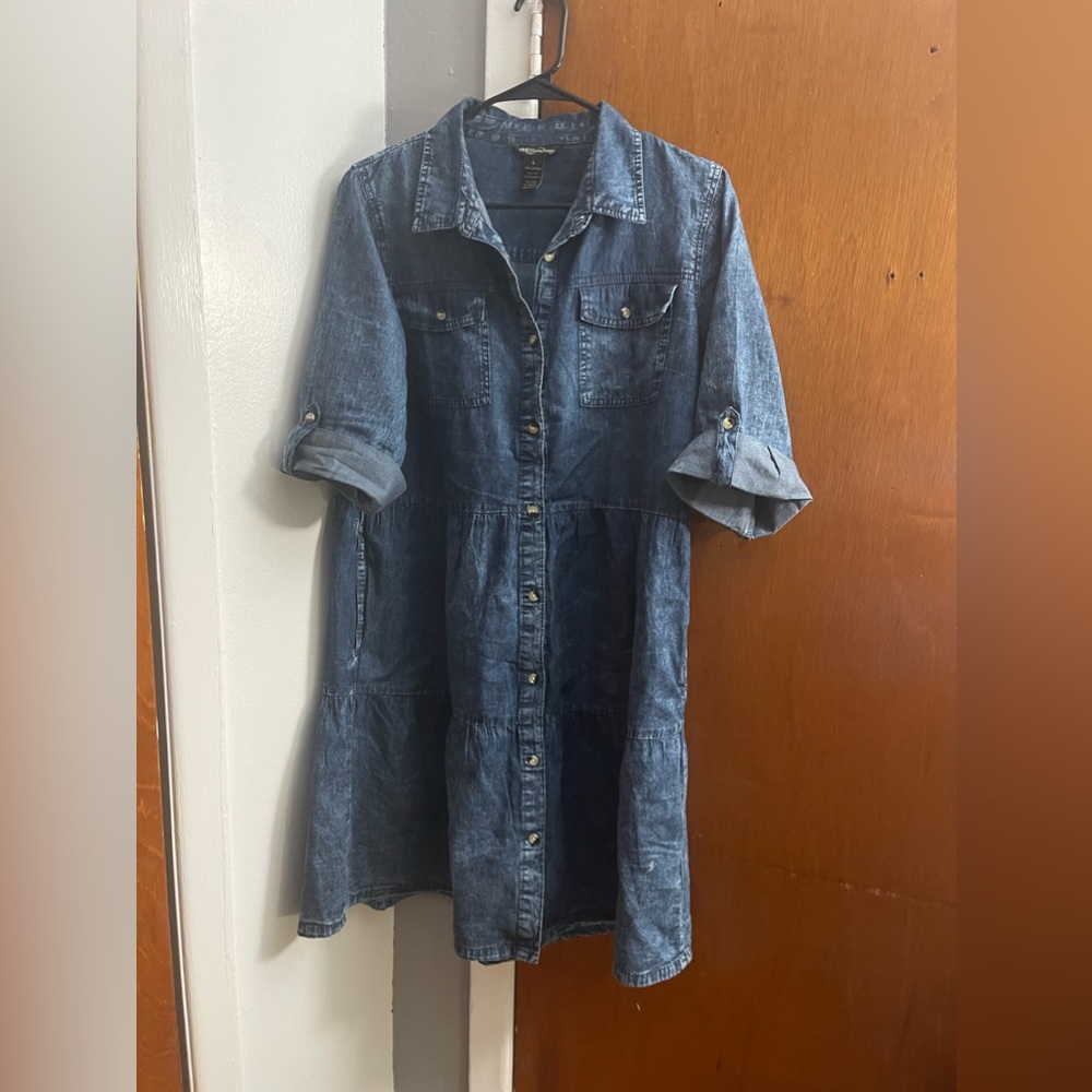 2 pocket jean dress